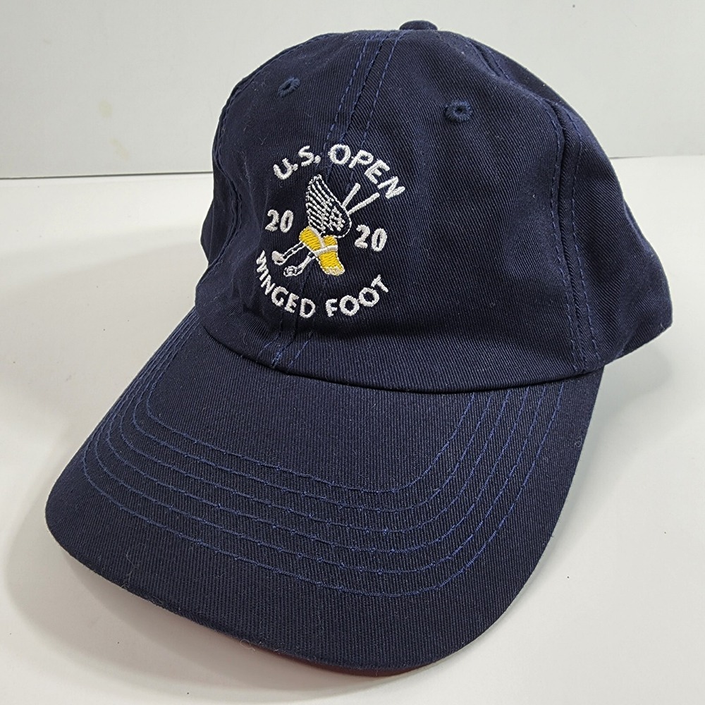 US Open Winged Foot 2020 Baseball Cap Hat Adjustable USGA Member Navy Blue